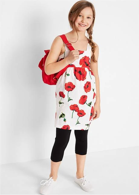 Robe Fille Et Legging 3/4 (Ens. 2 Pces.) Avec Coton 6 Robe Fille Et Legging 3/4 (Ens. 2 Pces.) Avec Coton - Afbeelding 4