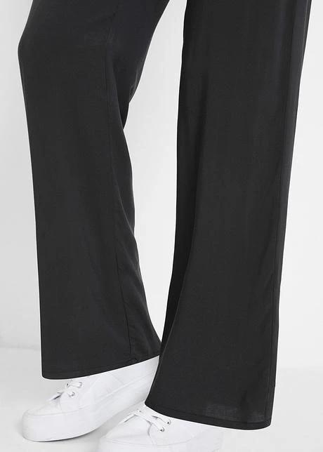 Pantalon à Enfiler Avec Tour De Taille élastique Et Jambes Larges En Viscose 8 Pantalon à Enfiler Avec Tour De Taille élastique Et Jambes Larges En Viscose - Afbeelding 6