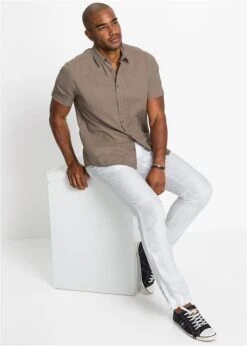 Chemise Manches Courtes Avec Lin -Venus Mode Winkel 20067812 7ehcftub