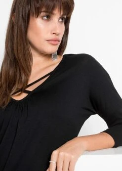 T-shirt Avec Détail En Viscose -Venus Mode Winkel 20076704 op287Fbo