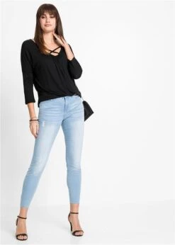 T-shirt Avec Détail En Viscose -Venus Mode Winkel 20076725 OXZV04Cl