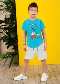 T-shirt Et Short Garçon (Ens. 2 Pces.) -Venus Mode Winkel 20094685 3xljoYxR