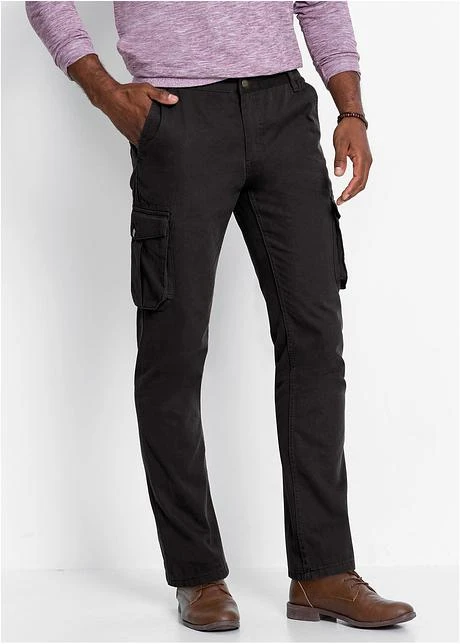 Pantalon Cargo Coupe Confort, Regular Fit Straight 4 Pantalon Cargo Coupe Confort, Regular Fit Straight - Afbeelding 2