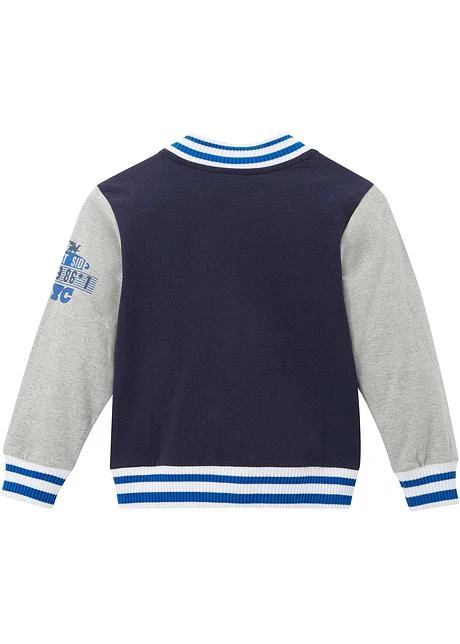 Blouson Sweat-shirt Style Campus Garçon En Coton 4 Blouson Sweat-shirt Style Campus Garçon En Coton - Afbeelding 2