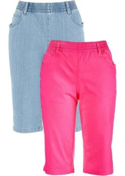 Lot De 2 Bermudas Extensibles -Venus Mode Winkel 20120682 lhcDvoUE