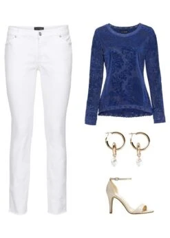 T-shirt Manches Longues Dévoré 7 T-shirt Manches Longues Dévoré -Venus Mode Winkel 20128055 fBX6r2qf