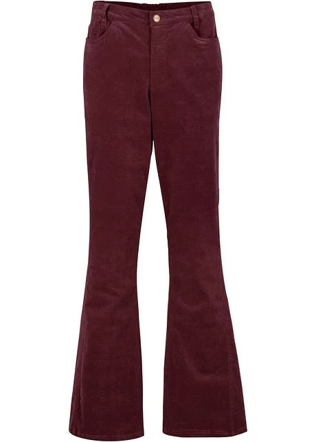 Pantalon Flare En Velours Côtelé Extensible Avec Taille Haute Confortable 3 Pantalon Flare En Velours Côtelé Extensible Avec Taille Haute Confortable