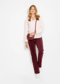 Pantalon Flare En Velours Côtelé Extensible Avec Taille Haute Confortable 14 Pantalon Flare En Velours Côtelé Extensible Avec Taille Haute Confortable -Venus Mode Winkel 20139626 0JjI2iTZ
