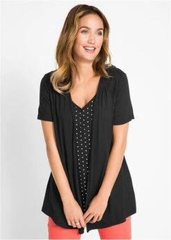 T-shirt 2en1 Col V, Manches Courtes 9 T-shirt 2en1 Col V, Manches Courtes -Venus Mode Winkel 20150023 6xWpmiir