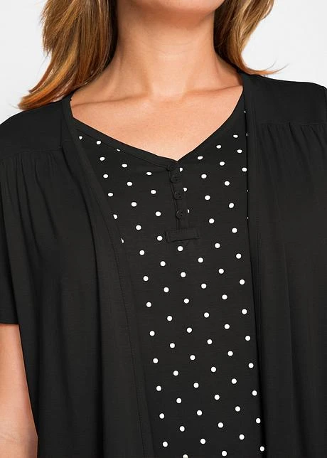 T-shirt 2en1 Col V, Manches Courtes 7 T-shirt 2en1 Col V, Manches Courtes - Afbeelding 5