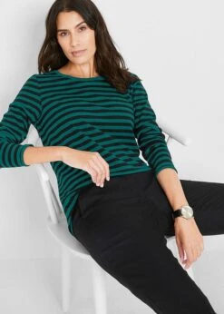 T-shirt Manches Longues En Coton -Venus Mode Winkel 20165082 bkAGdZCM