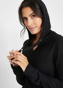 Robe En Maille Avec Capuche -Venus Mode Winkel 20166100 pHqvdWeK