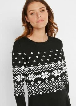 Robe En Maille évasée à Motif Norvégien 13 Robe En Maille évasée à Motif Norvégien -Venus Mode Winkel 20173196 FnYYkCbG