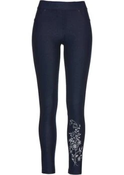 Jegging Avec Imprimé Floral Et Strass