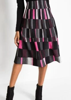 Robe En Maille à Carreaux 12 Robe En Maille à Carreaux -Venus Mode Winkel 20190462 A7Lm8oFn