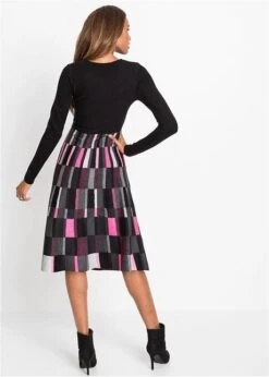 Robe En Maille à Carreaux 10 Robe En Maille à Carreaux -Venus Mode Winkel 20190463 BpDJ9jAS