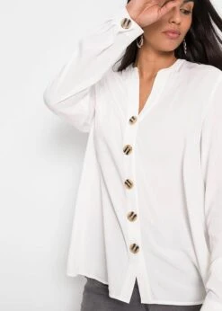 Chemisier Oversize Avec Boutons Décoratifs -Venus Mode Winkel 20197529 8vnqMkbL