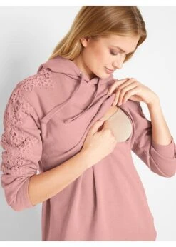 Sweat-shirt De Grossesse /d'allaitement Avec Dentelle -Venus Mode Winkel 20198341 SAGMX60U