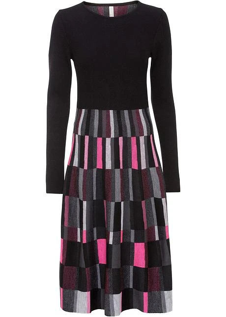 Robe En Maille à Carreaux 3 Robe En Maille à Carreaux