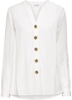 Chemisier Oversize Avec Boutons Décoratifs