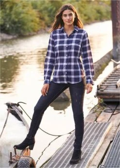 Chemisier à Carreaux -Venus Mode Winkel 20211753 tij1rwWd