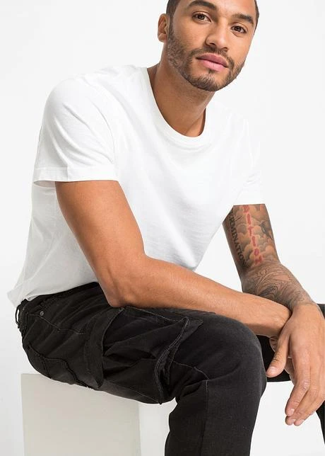 Rainbow Jean Cargo Slim Fit Straight à Enfiler 8 Rainbow Jean Cargo Slim Fit Straight à Enfiler - Afbeelding 6