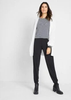 T-shirt Manches Longues à Encolure Ronde, Rayé -Venus Mode Winkel 20260164 VOq15J0E