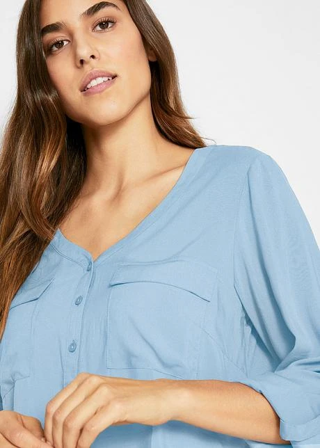 Blouse à Col V Et Manches Longues 7 Blouse à Col V Et Manches Longues - Afbeelding 5