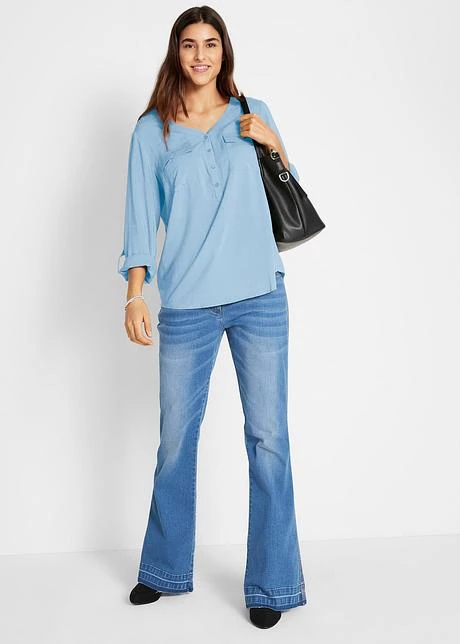 Blouse à Col V Et Manches Longues 6 Blouse à Col V Et Manches Longues - Afbeelding 4