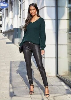 Pantalon à Effet Pailleté -Venus Mode Winkel 20264617 LMWYLY4I