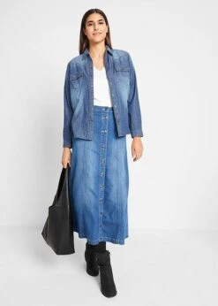 Jupe En Jean Confort-stretch, Longueur Midi 12 Jupe En Jean Confort-stretch, Longueur Midi -Venus Mode Winkel 20266340 chVKKBIP