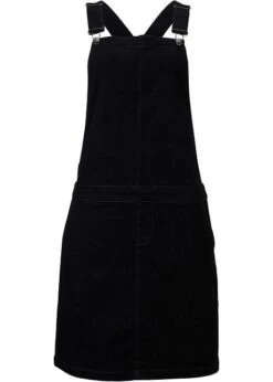 Robe En Jean Style Salopette, Super-soft