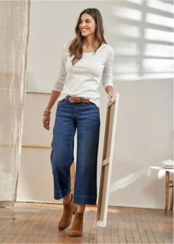 Jupe-culotte En Jean Extensible Super-soft 15 Jupe-culotte En Jean Extensible Super-soft -Venus Mode Winkel 20272715 rW8U3cqp