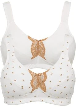 Lot De 2 Soutiens-gorge Coton Sans Armatures