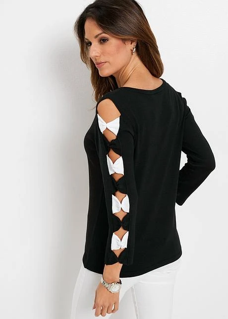 Pull Avec Détails Sur Les Manches 5 Pull Avec Détails Sur Les Manches - Afbeelding 3