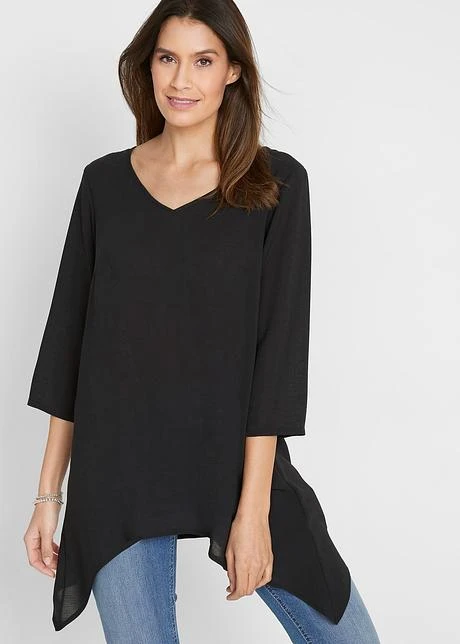 Tunique à Pans, Décolleté En V 4 Tunique à Pans, Décolleté En V - Afbeelding 2