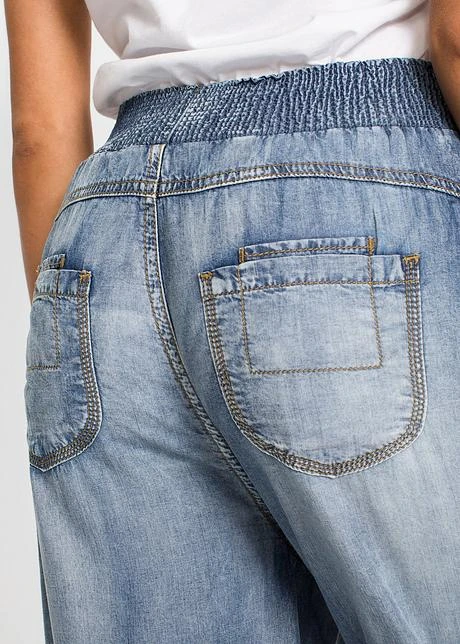 Rainbow Jean Baggy En TENCEL™ Lyocell Avec Délavage Intense 9 Rainbow Jean Baggy En TENCEL™ Lyocell Avec Délavage Intense - Afbeelding 7