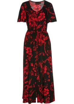 Robe Longue En Viscose Avec Fente Sur La Jupe -Venus Mode Winkel 21011790 Lux6YBgH