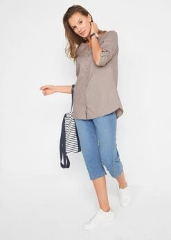 Chemisier En Lin Avec Fentes Latérales, Manches 3/4 -Venus Mode Winkel 21026456 mcKtgsuv