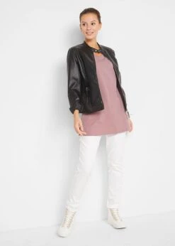 Lot De 2 T-shirts Longs Basiques Col V Et Manches Courtes 14 Lot De 2 T-shirts Longs Basiques Col V Et Manches Courtes -Venus Mode Winkel 21028320 BFNvAgwi