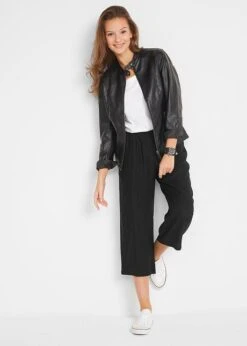 Pantalon 3/4 En Viscose Avec Tour De Taille élastique -Venus Mode Winkel 21028355 3CP4Tbql