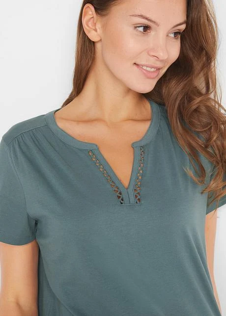 T-shirt à Décolleté Décoratif 8 T-shirt à Décolleté Décoratif - Afbeelding 6