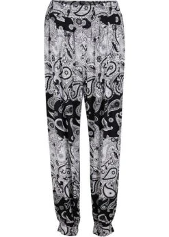 Pantalon Sarouel En Jersey Imprimé Avec Taille Smockée Confortable -Venus Mode Winkel 21045964 kzGSgqHo