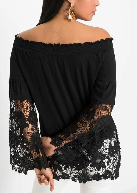 T-shirt Carmen à Dentelle 7 T-shirt Carmen à Dentelle - Afbeelding 5