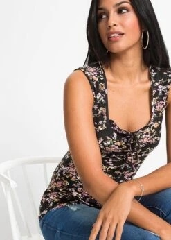 Top Avec LENZING™ ECOVERO™ 13 Top Avec LENZING™ ECOVERO™ -Venus Mode Winkel 21047433 MFiUktrR