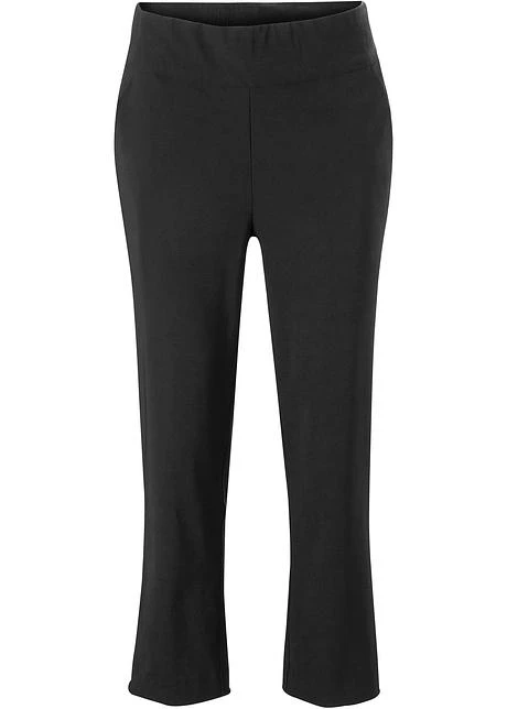 Pantalon 7/8 En Bengaline Avec Taille élastiquée 3 Pantalon 7/8 En Bengaline Avec Taille élastiquée