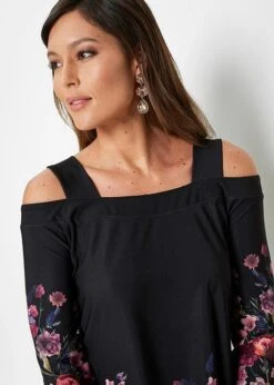 T-shirt à épaules Dénudées Et Imprimé Floral 13 T-shirt à épaules Dénudées Et Imprimé Floral -Venus Mode Winkel 21051370 2xNndsgH