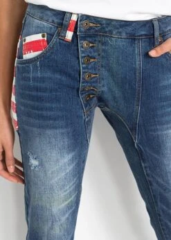 Rainbow Jean Boyfriend Avec Drapeaux Appliqués -Venus Mode Winkel 21053201 wOxU3Nzz