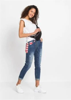 Rainbow Jean Boyfriend Avec Drapeaux Appliqués -Venus Mode Winkel 21053202 xS6Ajm08
