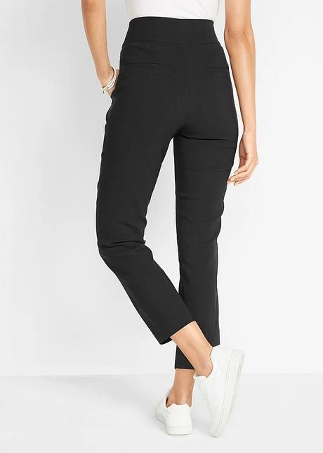 Pantalon 7/8 En Bengaline Avec Taille élastiquée 5 Pantalon 7/8 En Bengaline Avec Taille élastiquée - Afbeelding 3